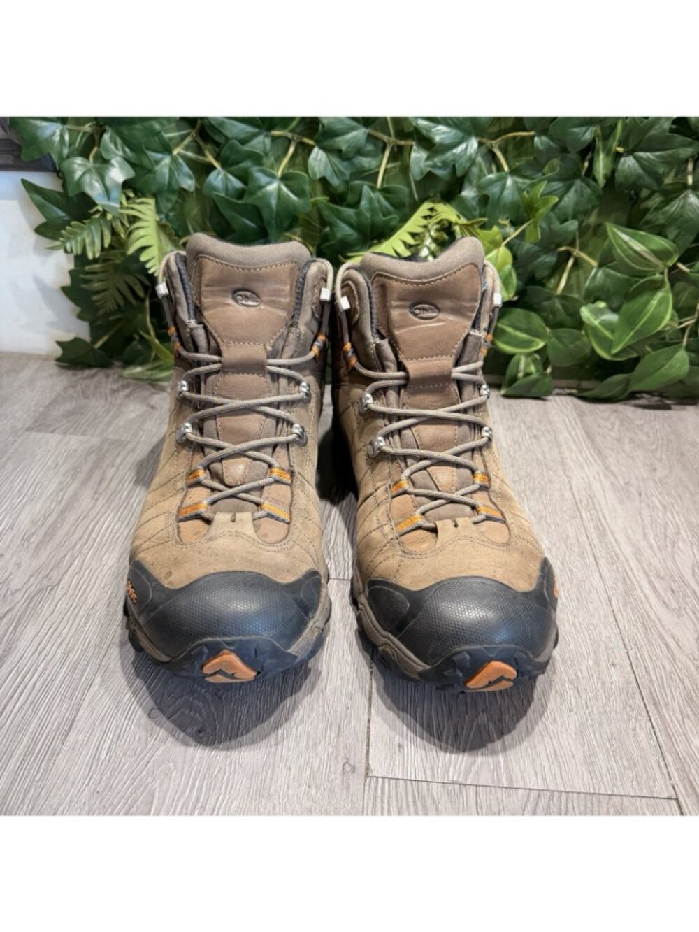 Oboz Bridger Mid Hiking Boots Men's 14 Brown B Dry Waterproof Leather Rugged - Picture 2 of 12